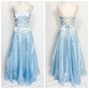 Vintage Cinderella Inspired Prom Dress with Corset Top